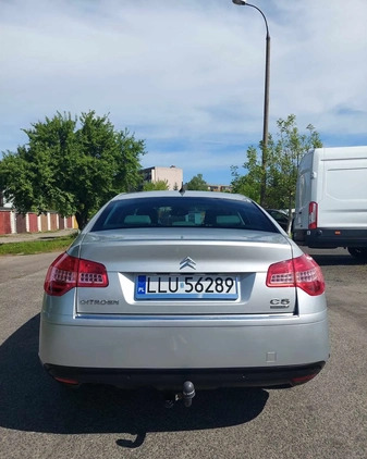 Citroen C5 cena 17500 przebieg: 264000, rok produkcji 2009 z Łuków małe 137